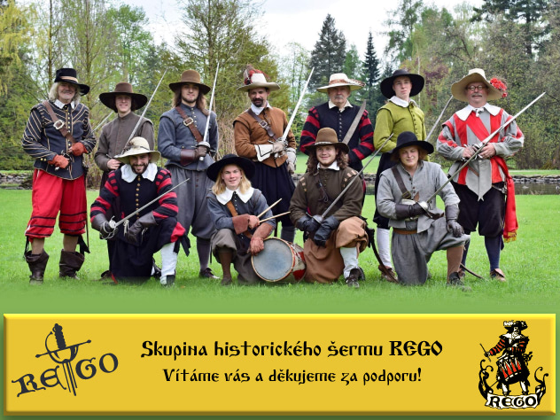 VSkupina historického šermu REGO – Vítáme vás a děkujeme za podporu